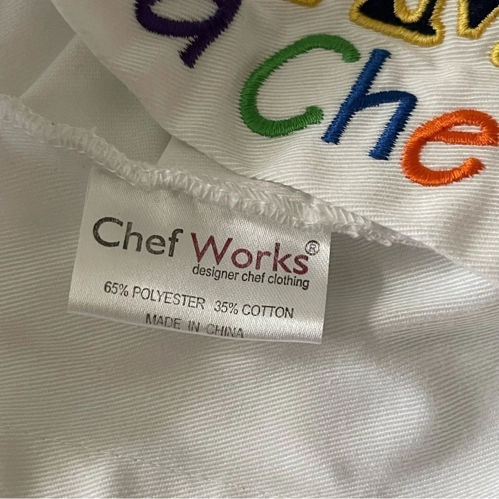 Cooking Kids Hat French Style Baking Multicolor Embroidery Graphic One Size